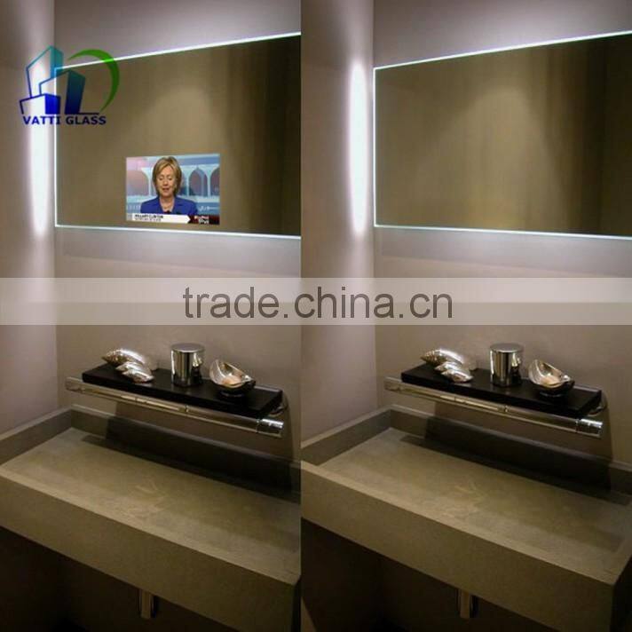 magic mirror mirror advertising displayer with motion sensor