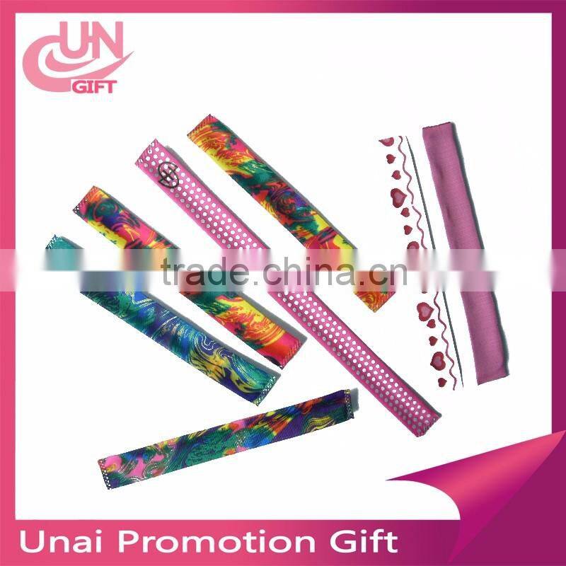 Debossed Silicone Slap Band Wide Slap Bracelet & Silicone slap wristband Wholesale