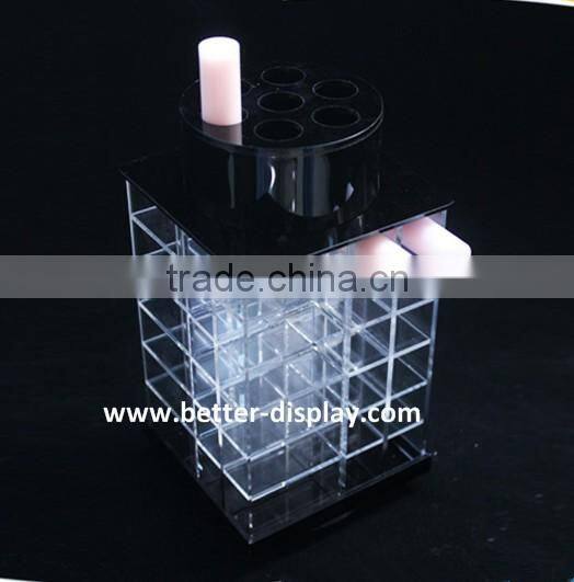 custom acrylic lipstick display case with logo
