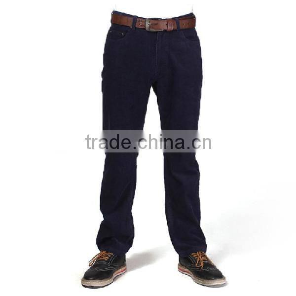 Wholesale colorful cotton cheap high waist corduroy pants