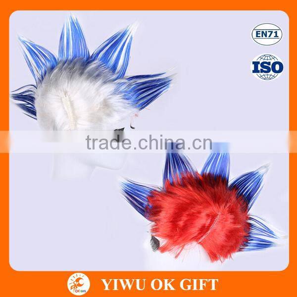 Cosplay party synthetic hair cockscomb / punk wigs