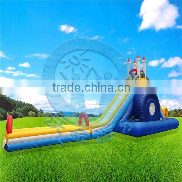 Giant size inflatable slip and slide for adult/giant inflatable water slide