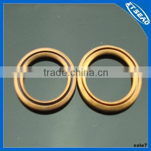 Hollow ring copper gasket