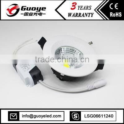 hight lumen 15W led down light fixtures with 15W COB lamp