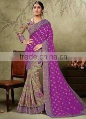 Intelligent Liril Green Viscose Art Silk Saree/Silk sarees online shopping