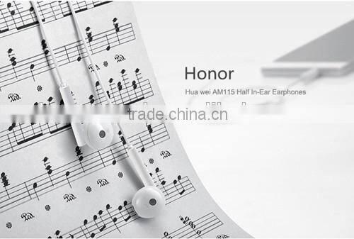 2016 Original Huawei Earphones Microphone Honor Am115 Earphone Headphone Stereo Headset Earbuds Mic 3.5mm For all smart phone