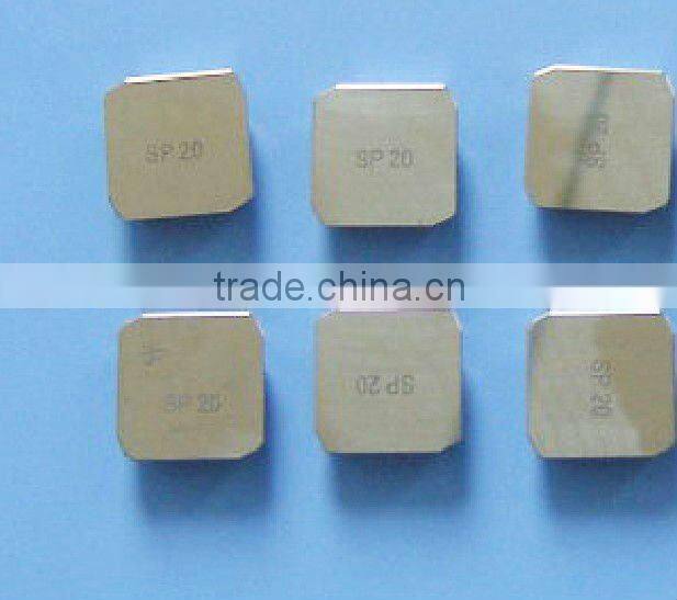 square tungsten carbide milling inserts in grade SP20