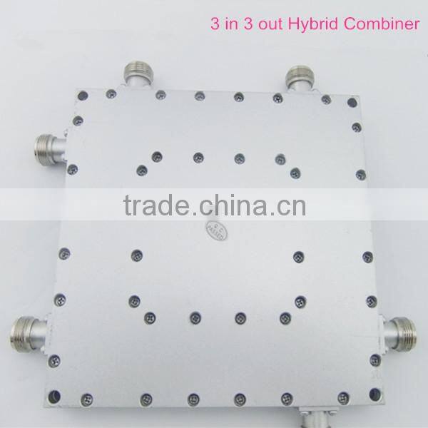 Competitive price 3 in 3 out 700-2700MHz N female type Hybrid Combiner /Coupler