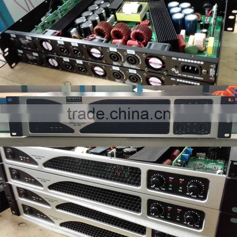 DA-300 powavesound audio amplifier pure digital amplifiers 1U Class D circuit 300W