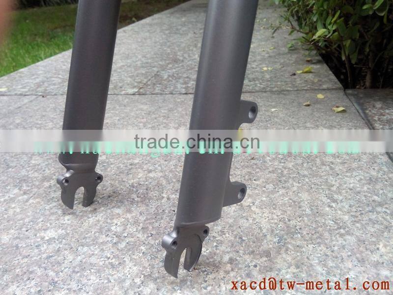 titanium road bike fork with sand blast finished road bicycle fork hot sale road bike fork