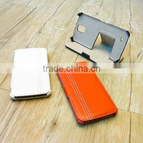 leather case for samsung mega 5.8 mobile phone