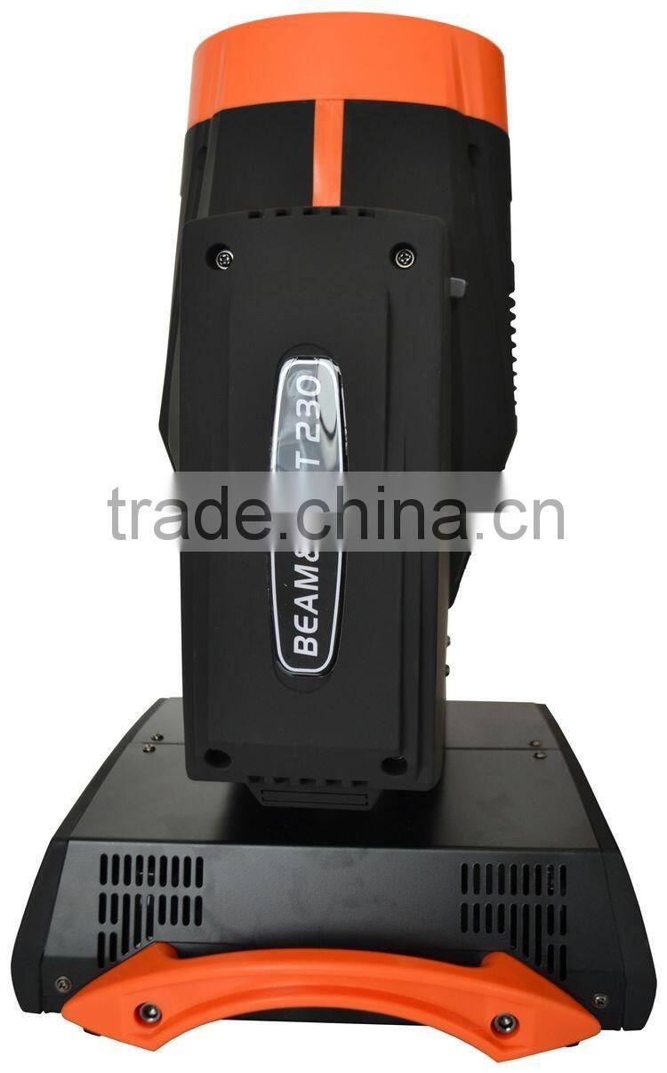 230Watt R7 Platinum Lamp Stage Disco DJ KTV 24-facet Prism Beam Spot Wash 3 in 1 230W 7R Moving Head Spot Light