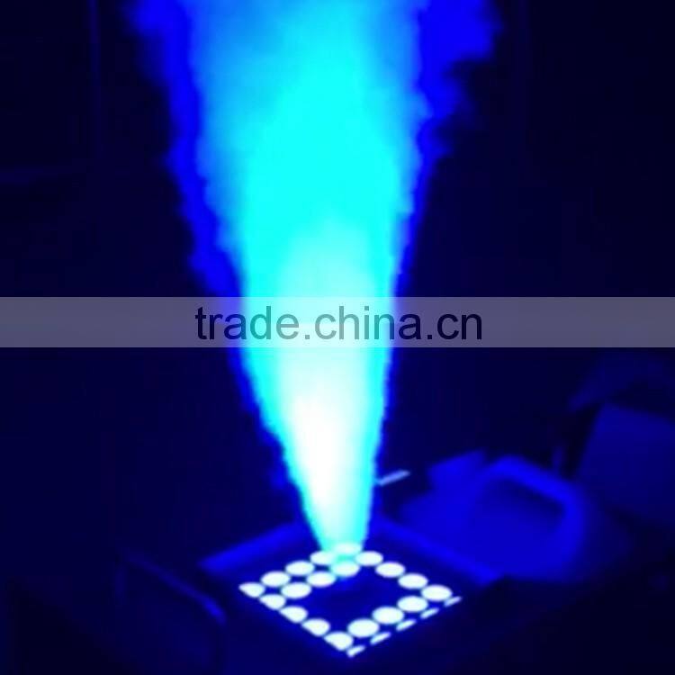 Up Spraying Pyro Vertical 3in1 RGB 24*3w LED Fog Machine 1500w DJ Geyser RGB