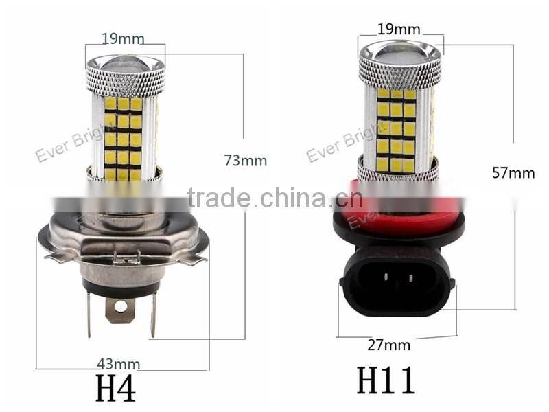 Hot selling 2835 63 smd P13W car lights led auto drl car lamps fog lights universal auto car light