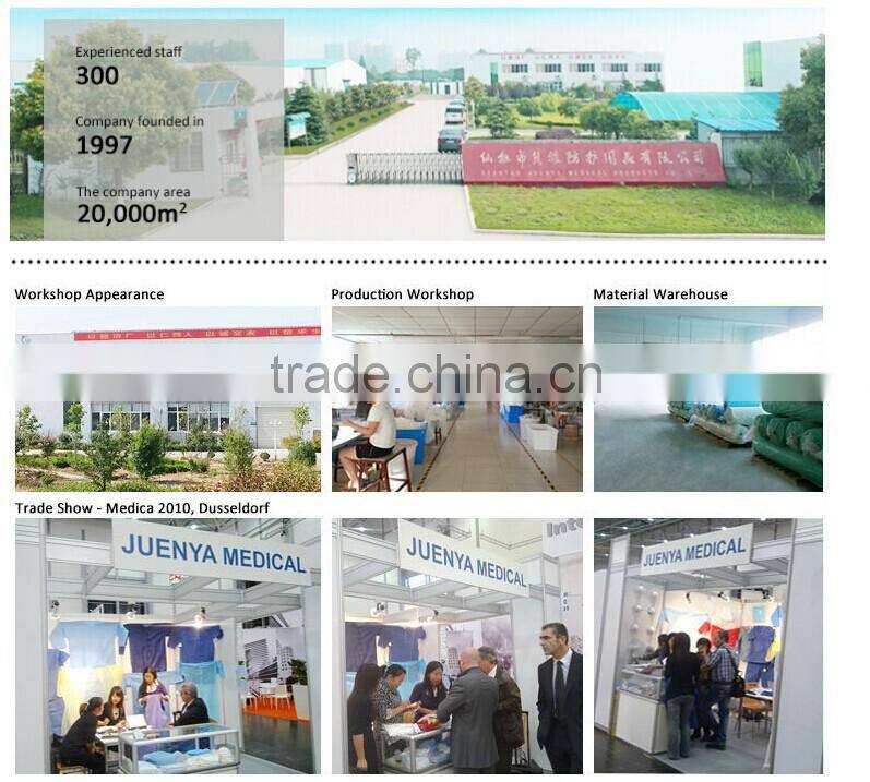 2015 New Design and hot sale PP Non Woven Disposable Patient Gown For Hospital