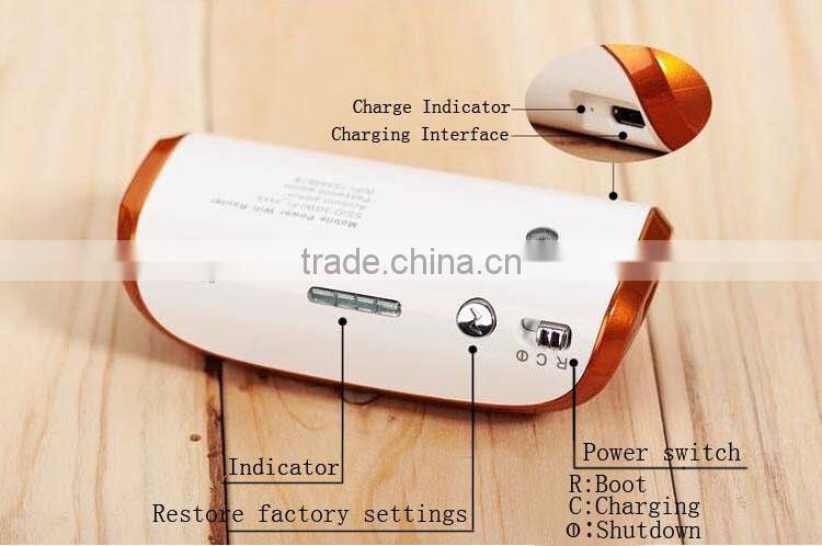 5200mAh USB WiFi Router Set Smart Mobile Power Bank External Battery