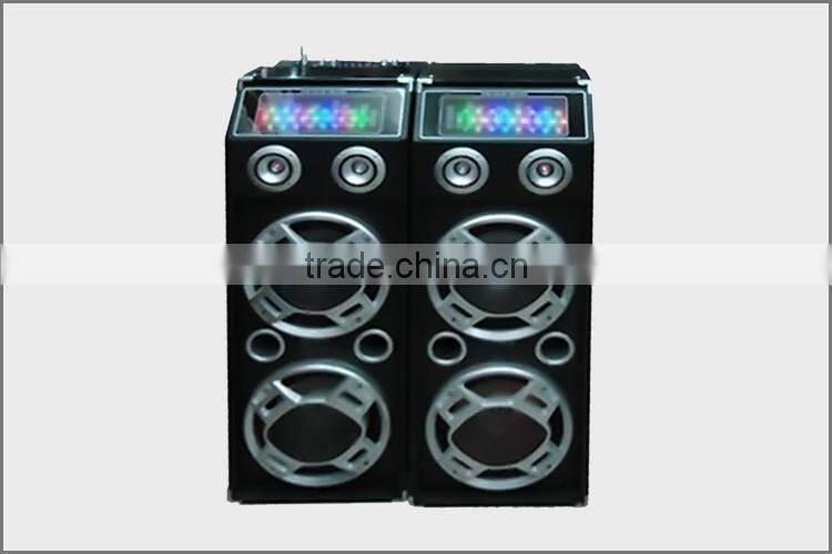 Active Wooden Speaker with EQ Karaoke Using Active Sound System Dual 10inch PA Speaker