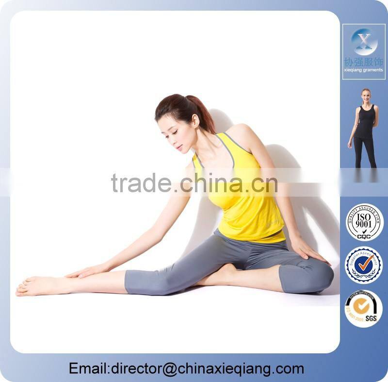 Hotsale fitness yoga apparel wholesale with custom yoga pants on sale