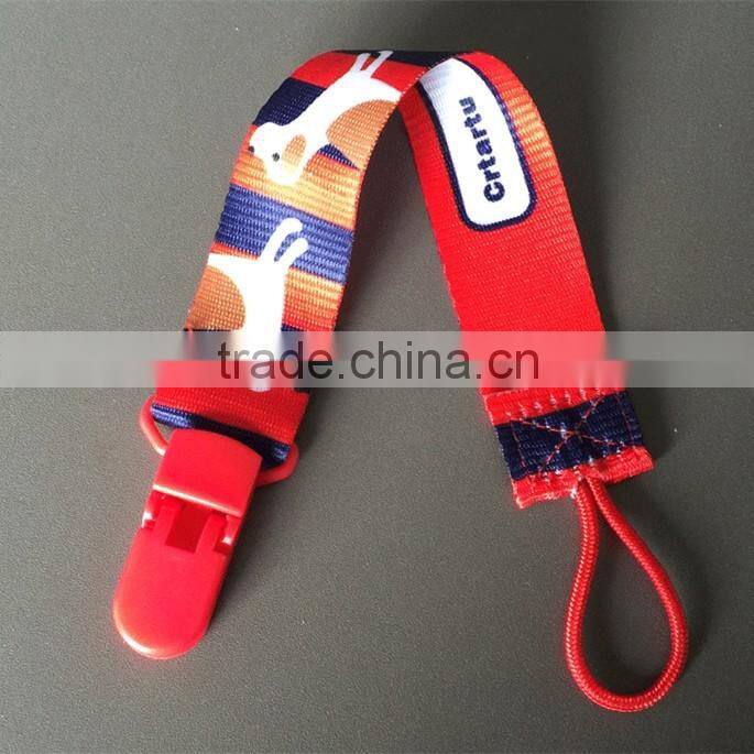 New baby pacifier clip high quality plastic pacifier clip baby pacifier clip