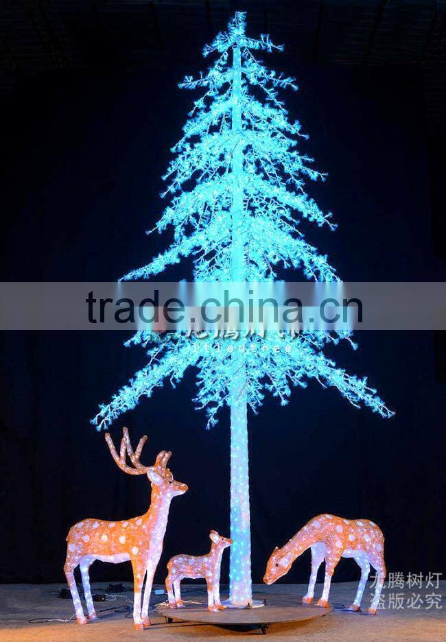 7m outdoor RGB christmas decorations tree light