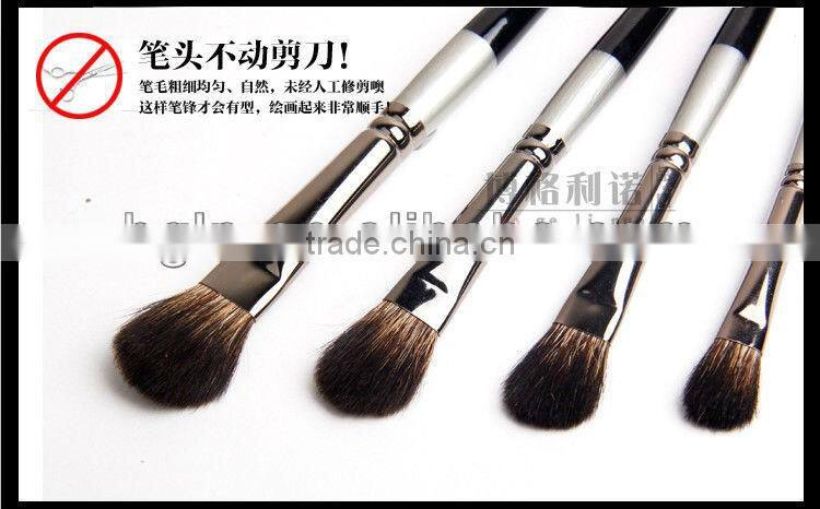 in stock BGN-4218 Bergino 1-12# professional raccoon hair brush artist for oil painting acrylic painting and gouache painting