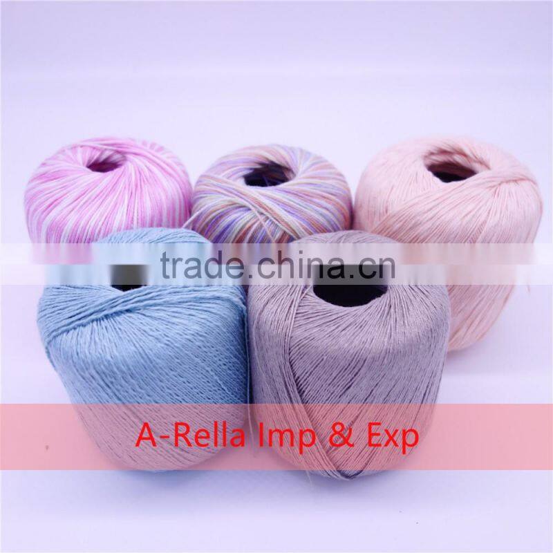 100% acrylic yarn hand knitting yarn in ball dyed for baby knitting yarn