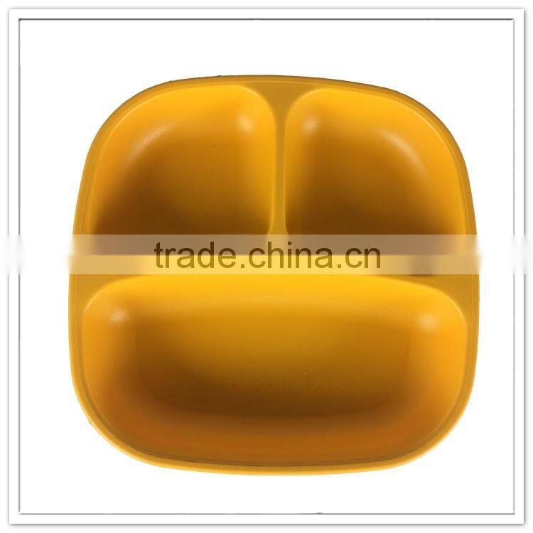 Wholesale cheap non-toxic plastic divided food tray