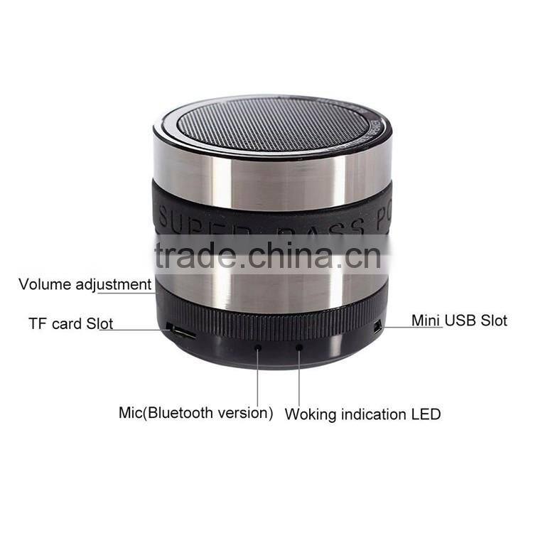 Mini Cylinder Portable Bluetooth Speaker Stereo Audio Player