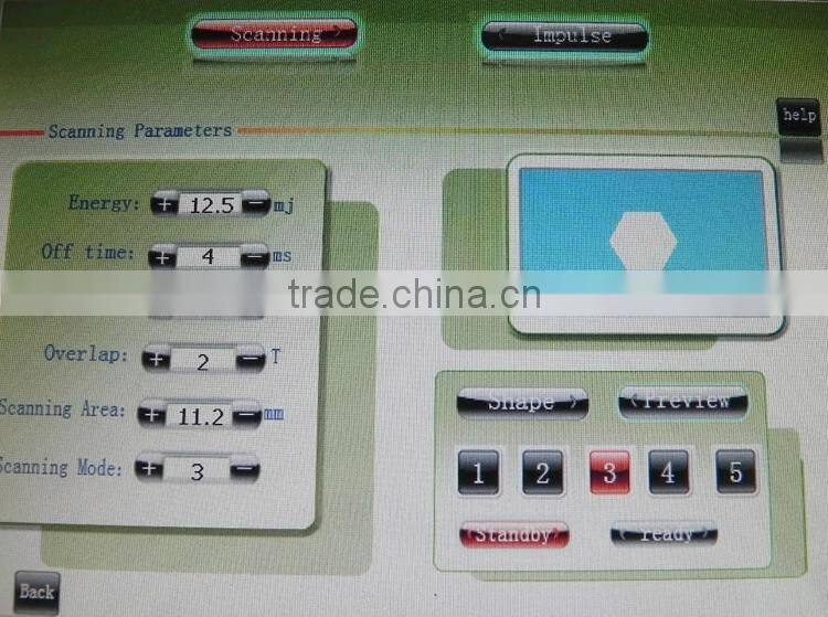 Beauty Laser Scar Removal Machine 10600nm Fractional Co2 Laser