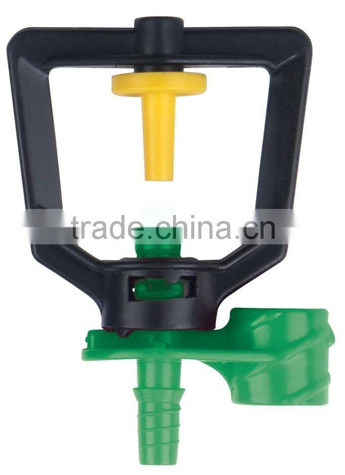 Refractive mcro fog water sprinkler nozzles