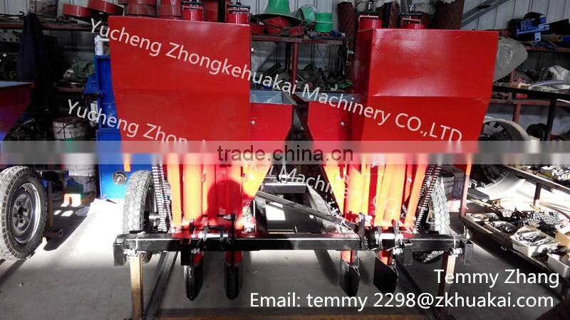 High quality potato planter 2 rows for 4 wheel tractor