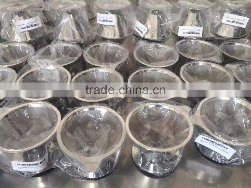 Hot Selling One Part Reusable Double Wall Stainless Steel Pour Over Coffee Dripper