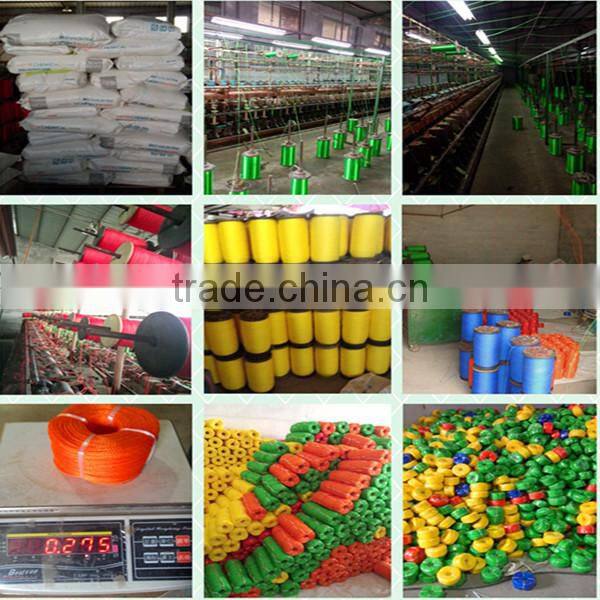 100% blue 3 strand polypropylene rope for tug and boat ships fishing