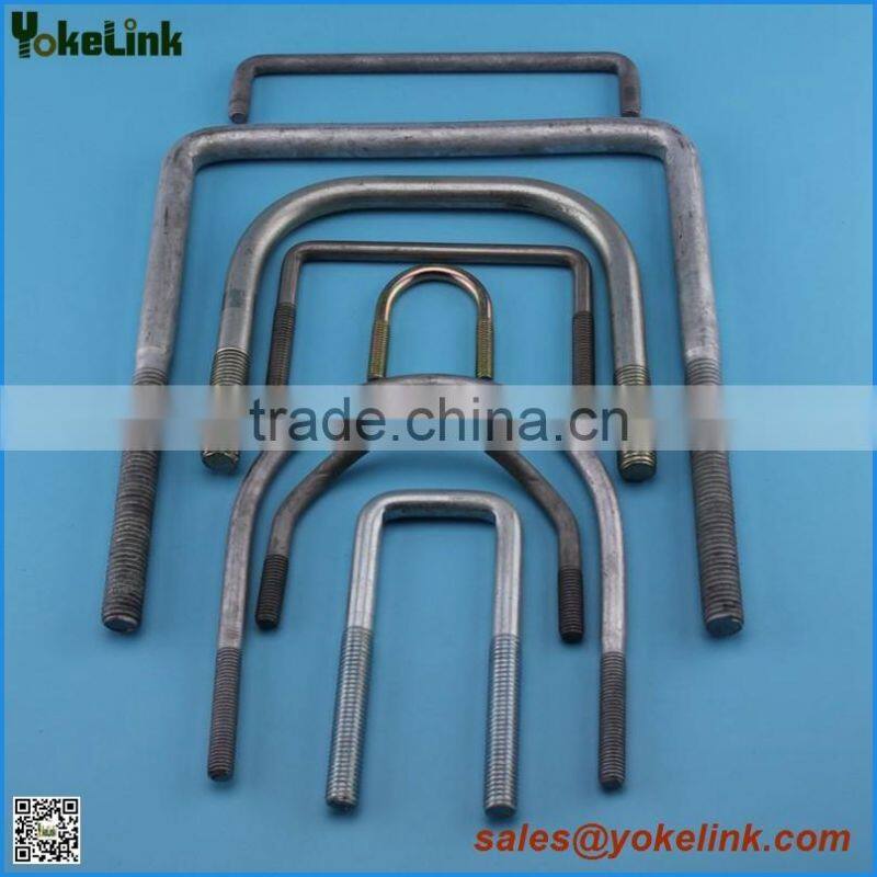 Hot dip galvanized U type anchor bolt