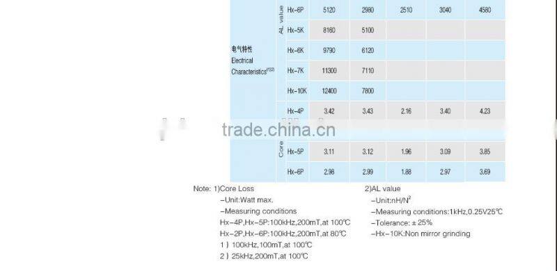 high frequency transformer EE40/8/4 ferrite core