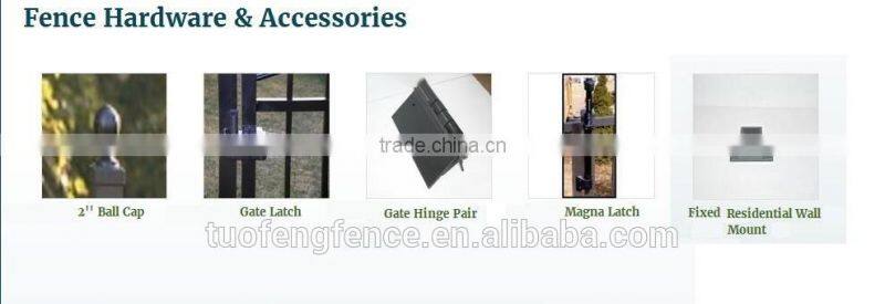 Without welding Maintenance free coating Galvanized steel Lawn fencing with Flexible Design