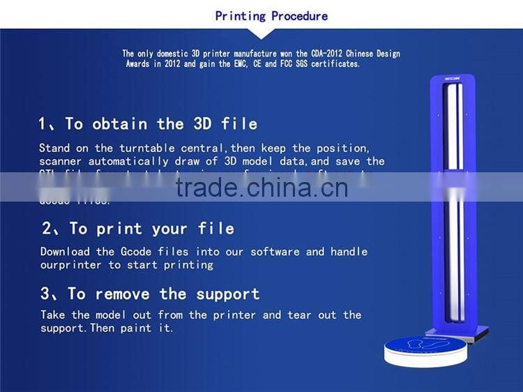 30W 3D Full Human Body Scanner Portable Body Scanner 3D Body Scanning Machine