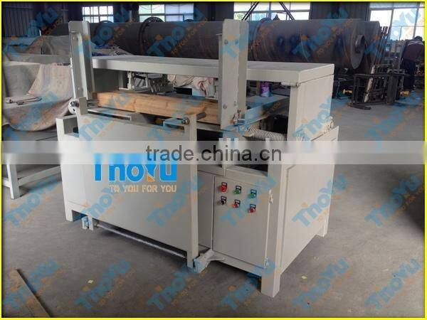 Two Heads Nailed Wood Pallet Groover Machine to Make Stringer of Pallets(SMS:0086-15890650503)