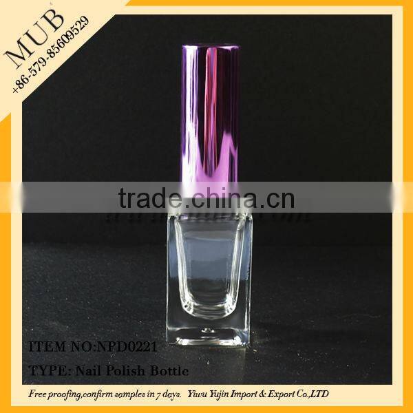 beautiful painted nail polish glass bottle