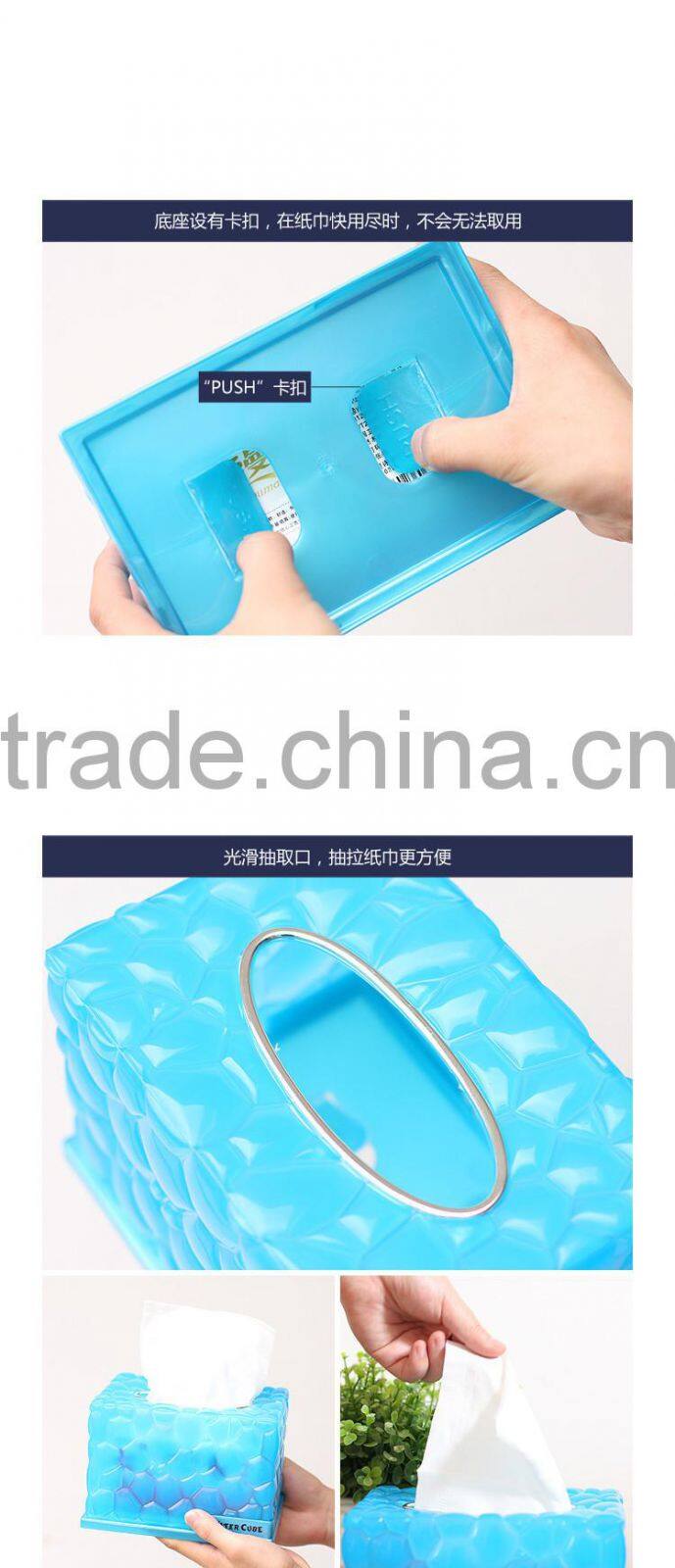 Creative Square water Cube Tissue Paper Towel BOX Holder Container Dispenser New