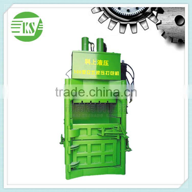 100T Hydraulic Vertical Beverage Pet Bottle Compactor