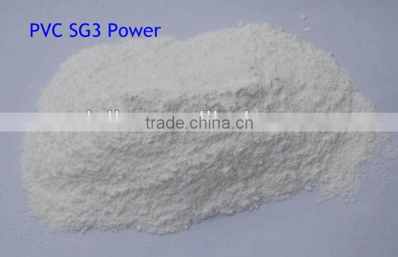 PVC SG3 resin plastic material/ Polyvinyl chloride SG3