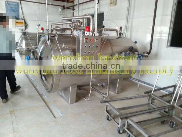 counter pressure steam spray sterilizer retort for canning food