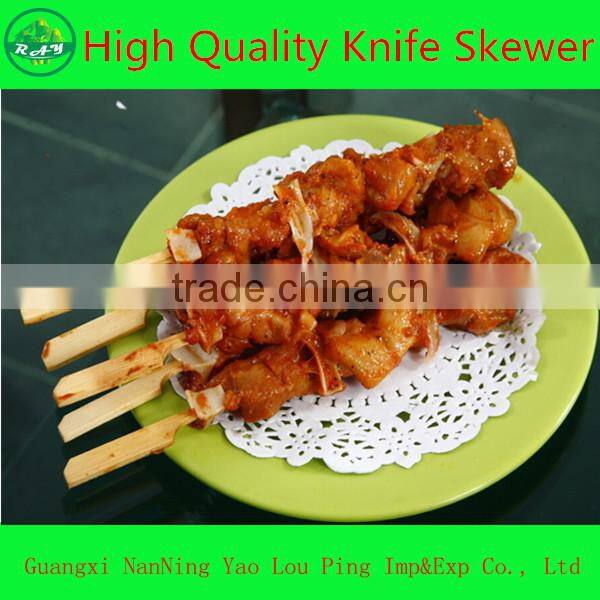 easy use picnic camping round barbecue grill skewer