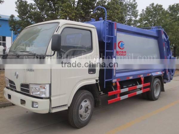 95hp DONGFENG 4*2 Rubbish Compactor Truck 5 m3