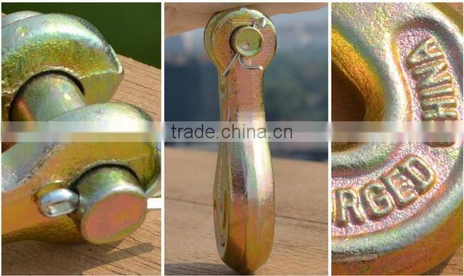 zinc plated Alloy Steel clevis grab hook