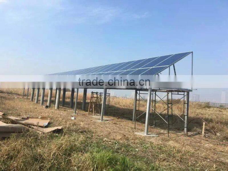 Stand solar panel system 15kw silent solar generator