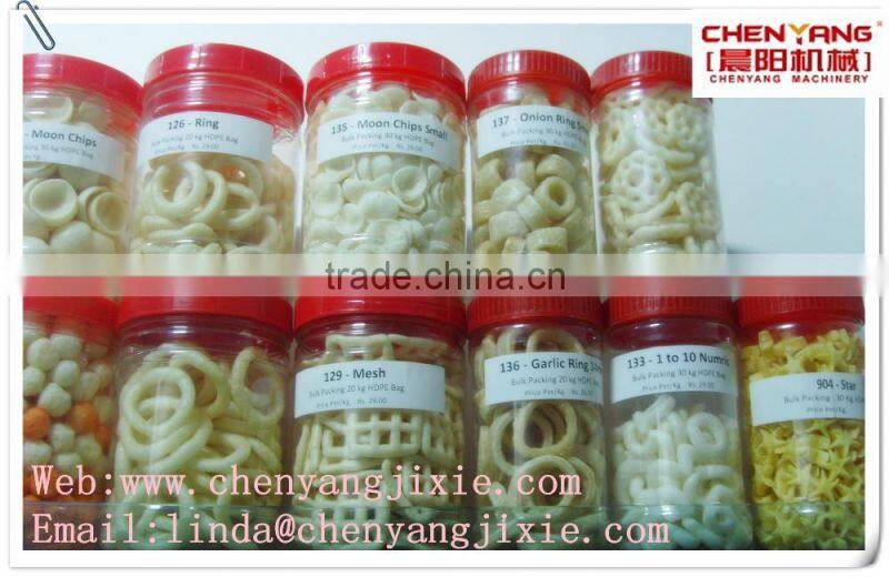 Stainless steel delicious extrusion food equipment inflating food production line