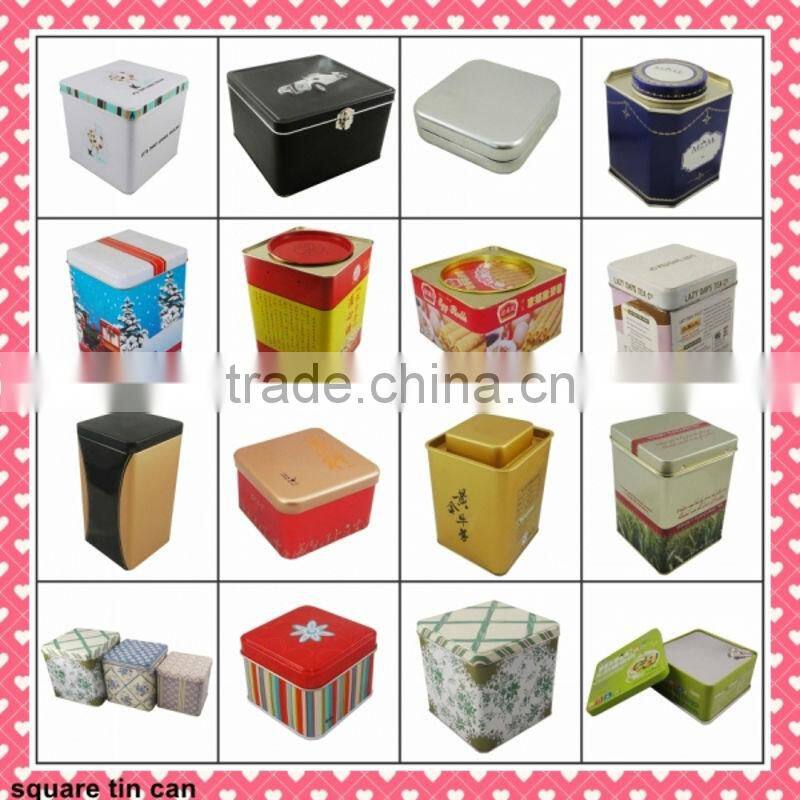 Factory manufacture oval tea tin box