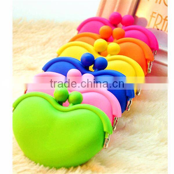 2014 NEW Promotional silicone coin purse china cheap silicone purse manufacturer